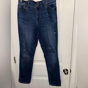 Kut from the Kloth Dark Blue Straight Leg Jeans
